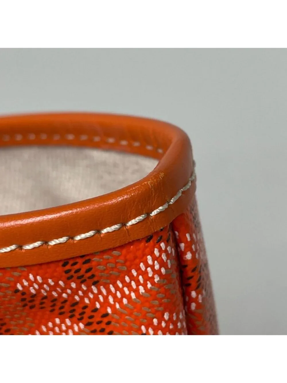 Goyard Saint Louis PM Tote Reversible All Over Pattern Orange